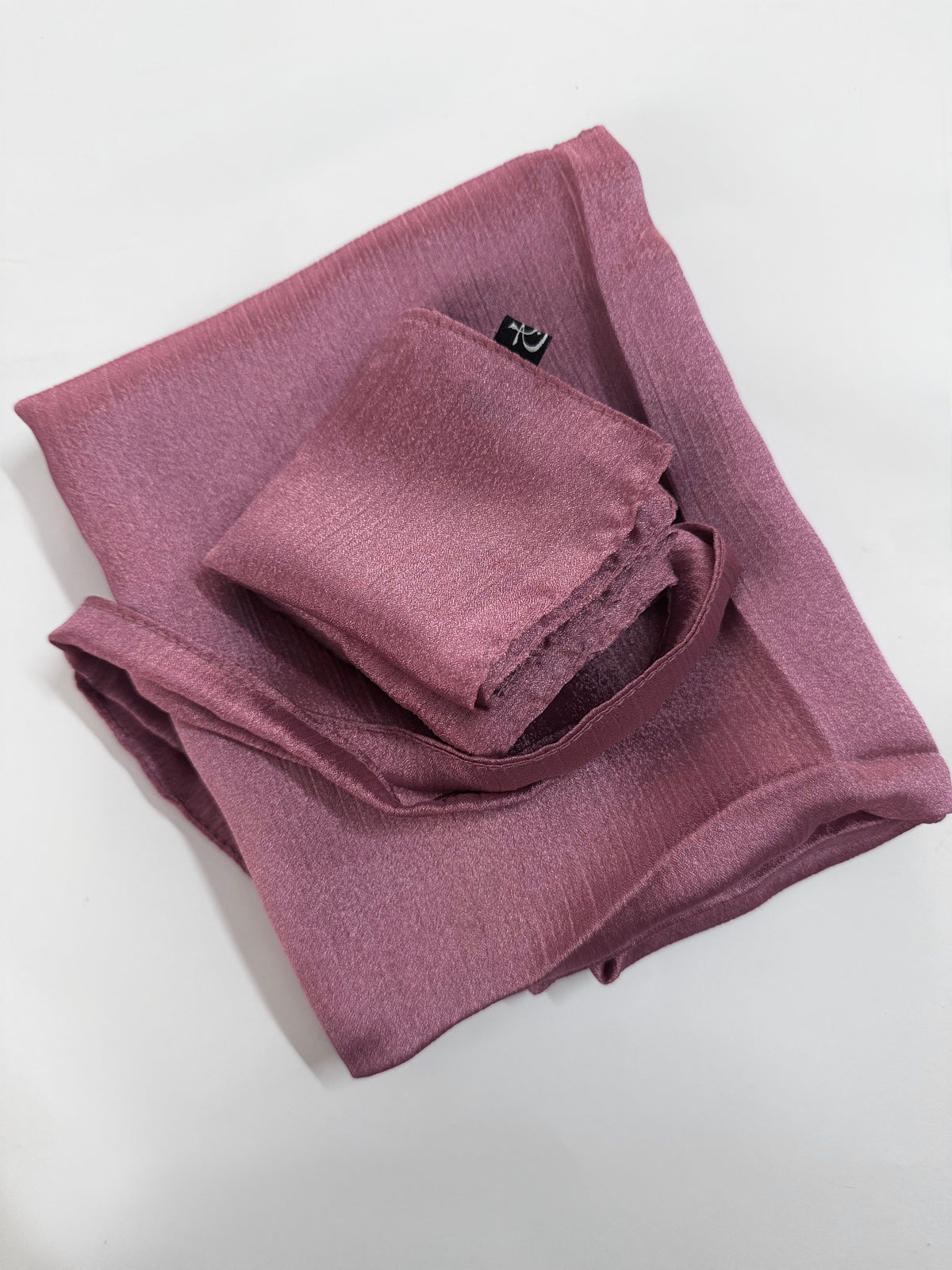 Pink Shimmer Hijab-Niqab Set