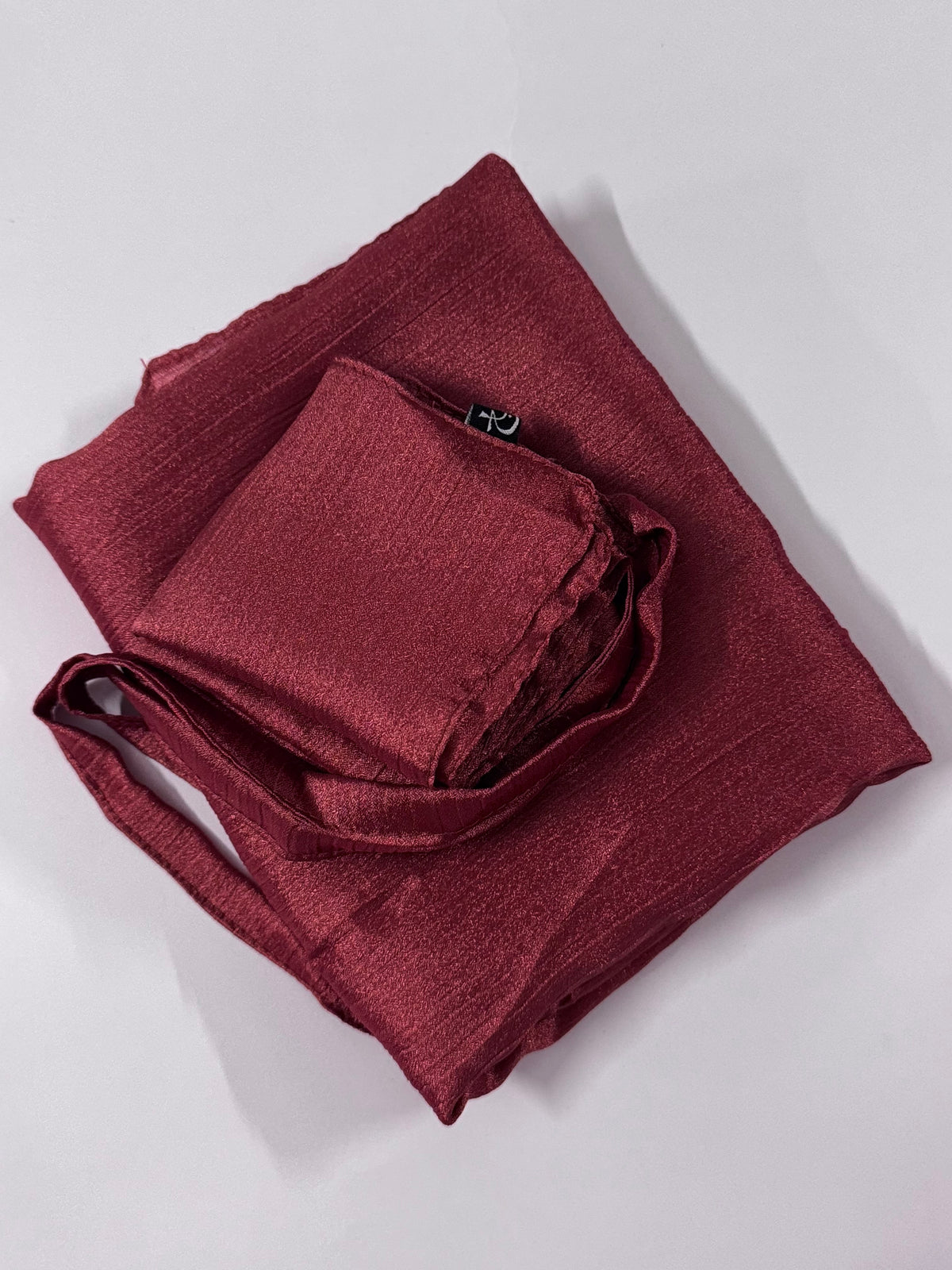 Berry Shimmer Hijab-Niqab Set
