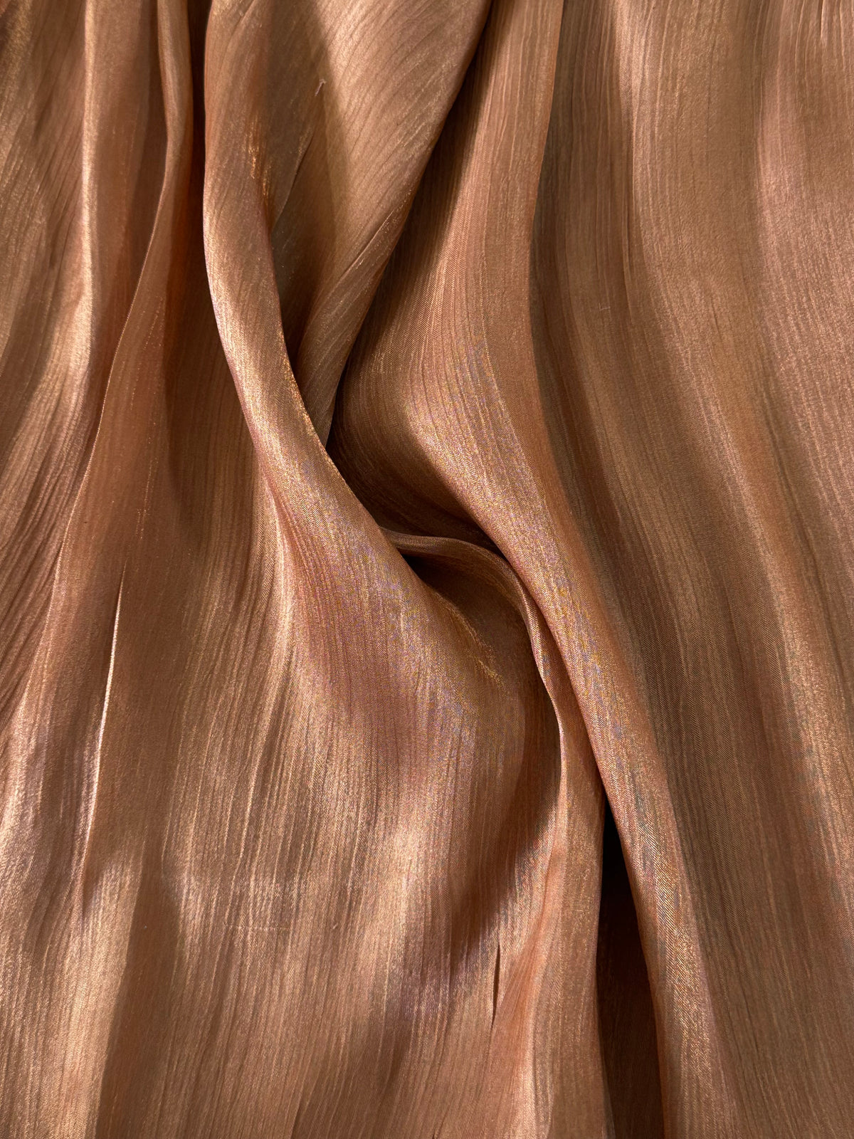 Brown Luxury Silk