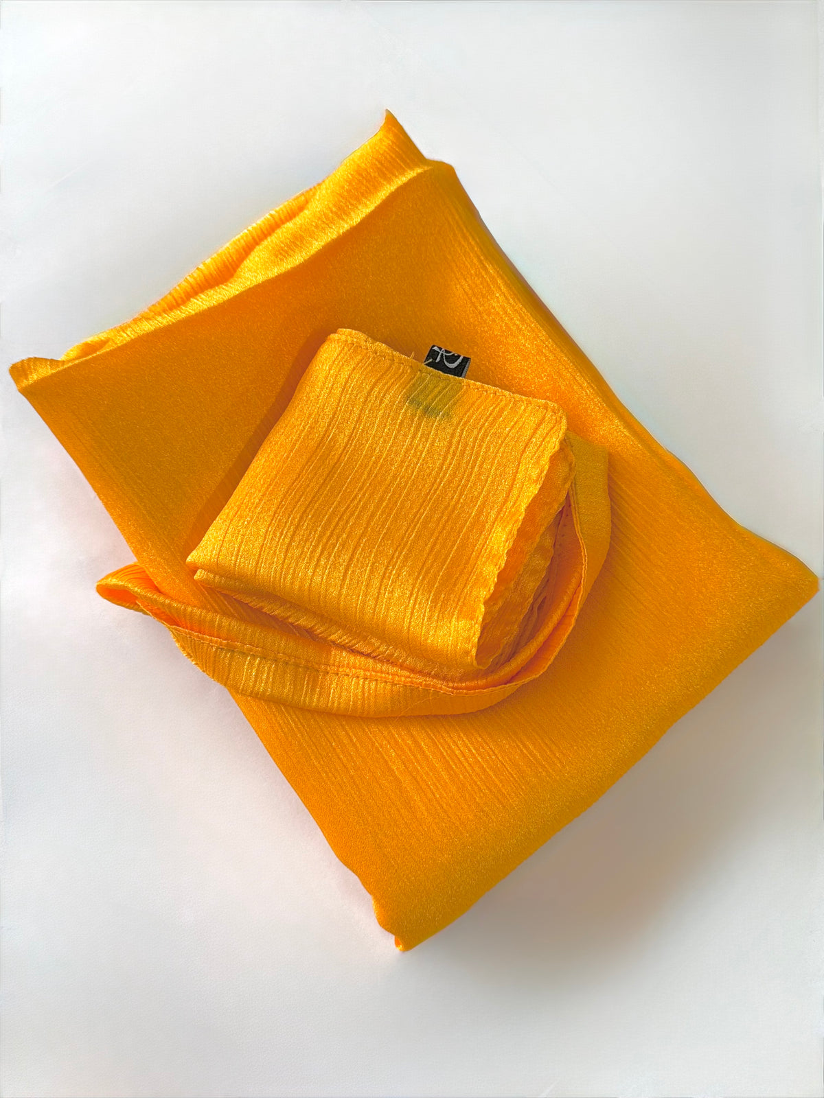 Mustard Shimmer Hijab-Niqab Set