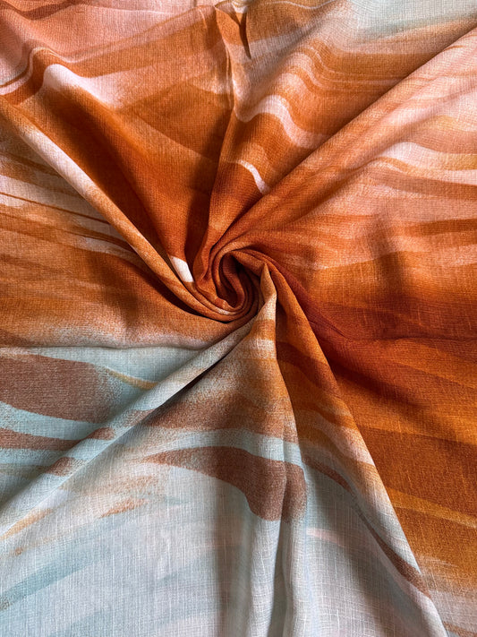 Sea Stroke Print Lawn