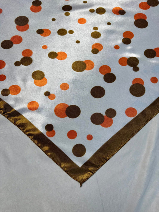 Orange Brown Polka Dots Bandana