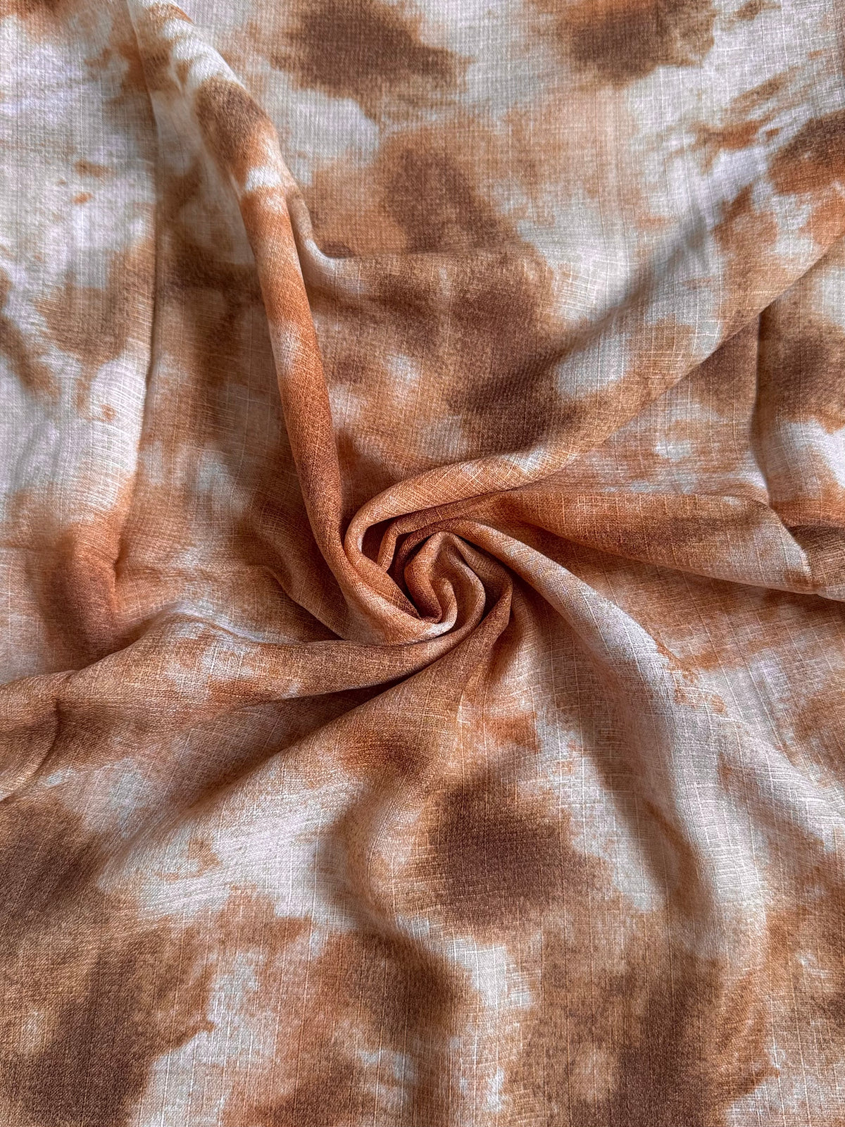 Chocolate Tie’nDye Print Lawn