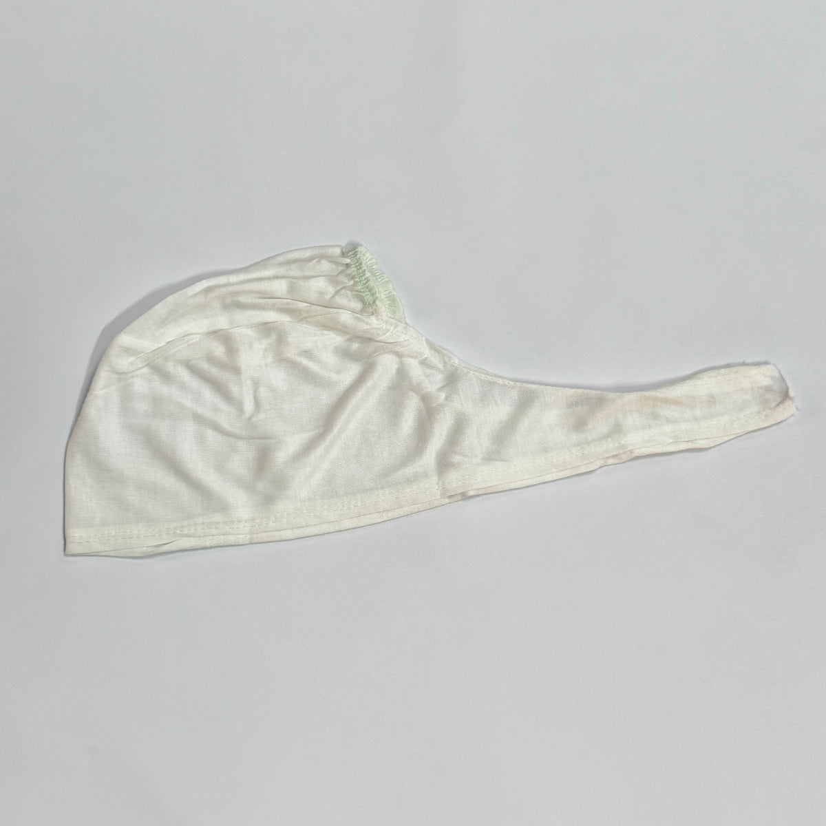 White Tie-Back Cap