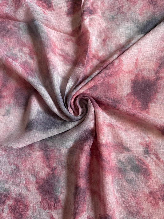 Rose Tie’nDye Print Lawn