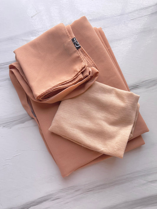 Sandcastle Hijab-Niqab-Cap Set