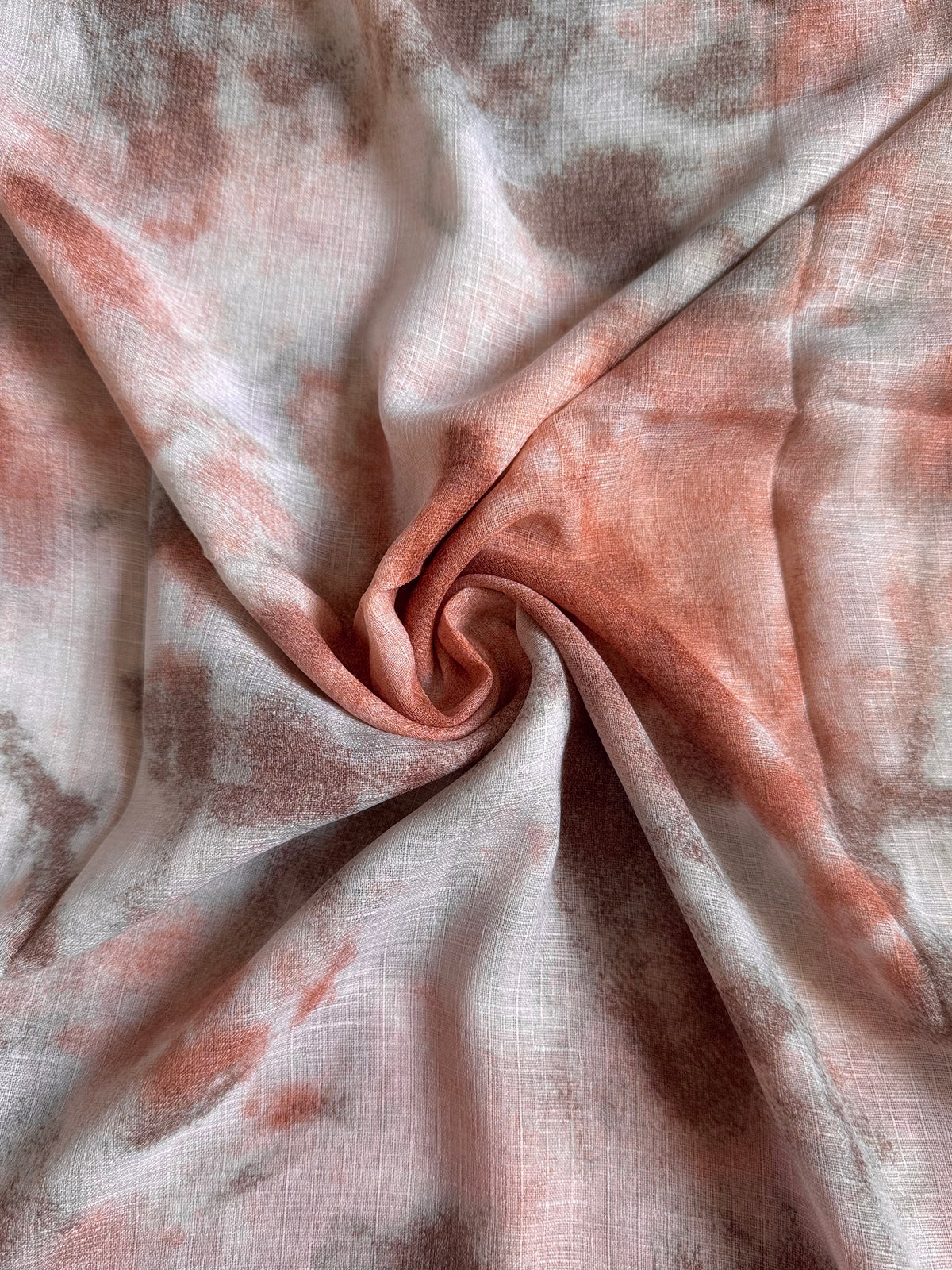 Red Tie’nDye Print Lawn