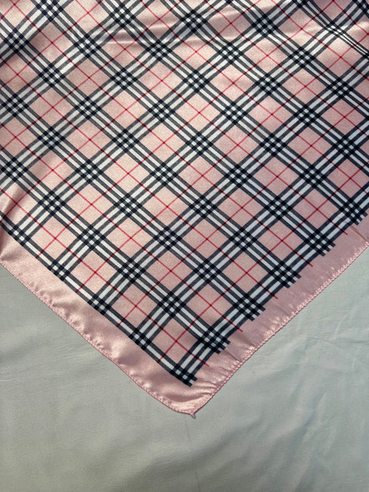 Pink Gingham Bandana