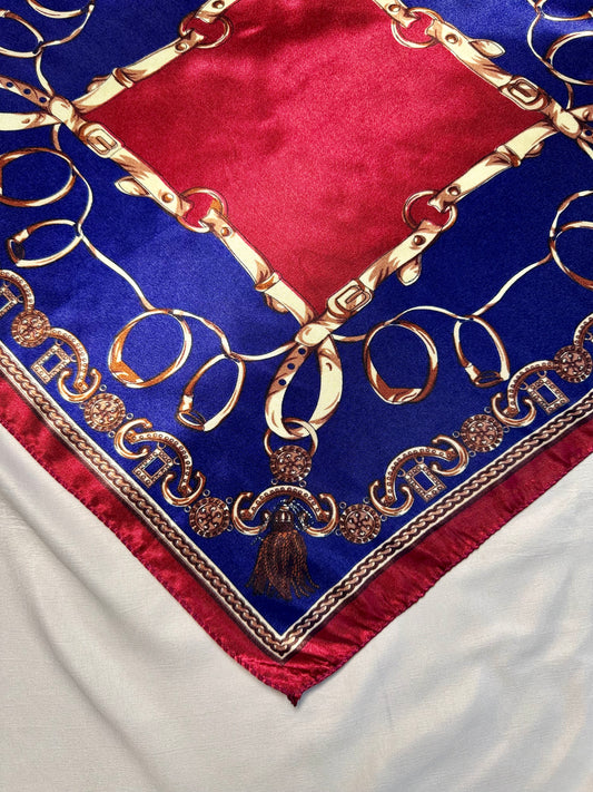 Blue Pirate Bandana