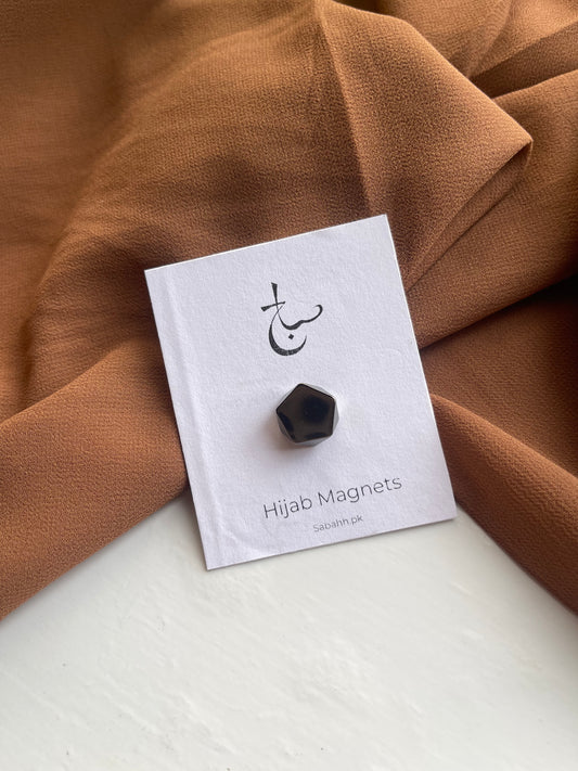 Black Penta Magnet (Metallic)