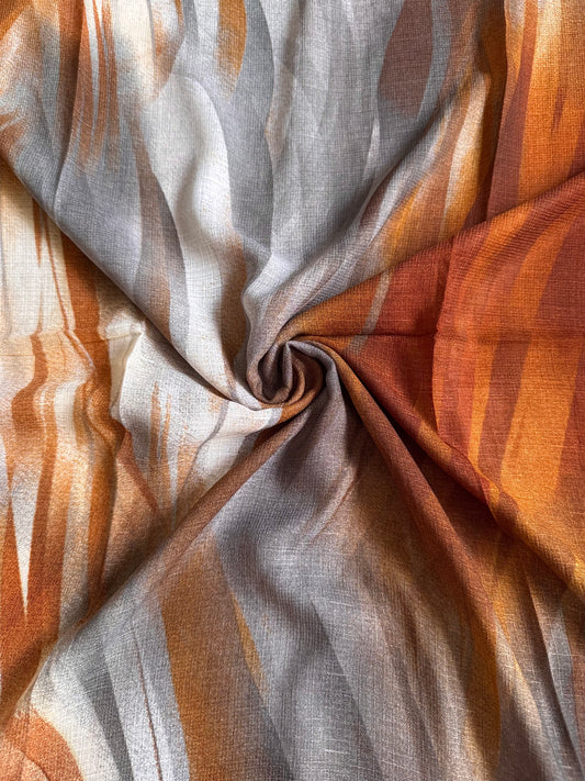 Smoky Stroke Print Lawn