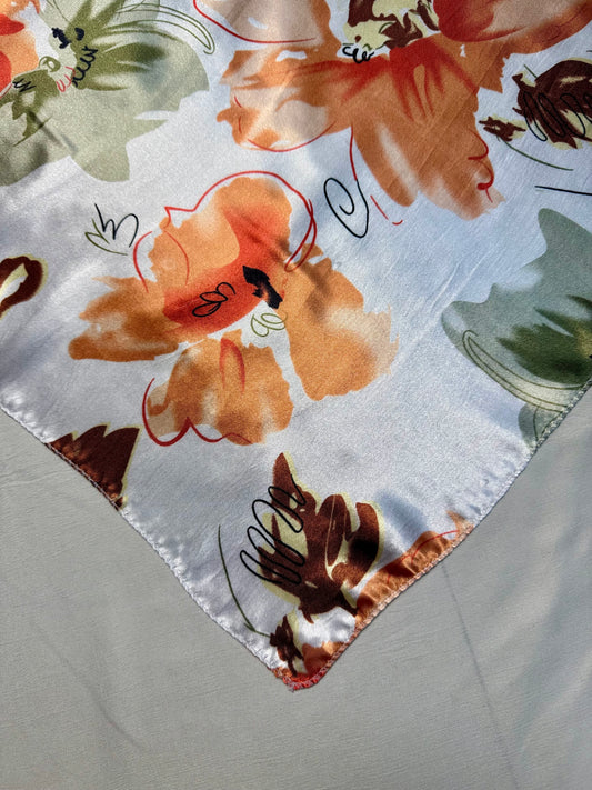 Orange Orchid Bandana