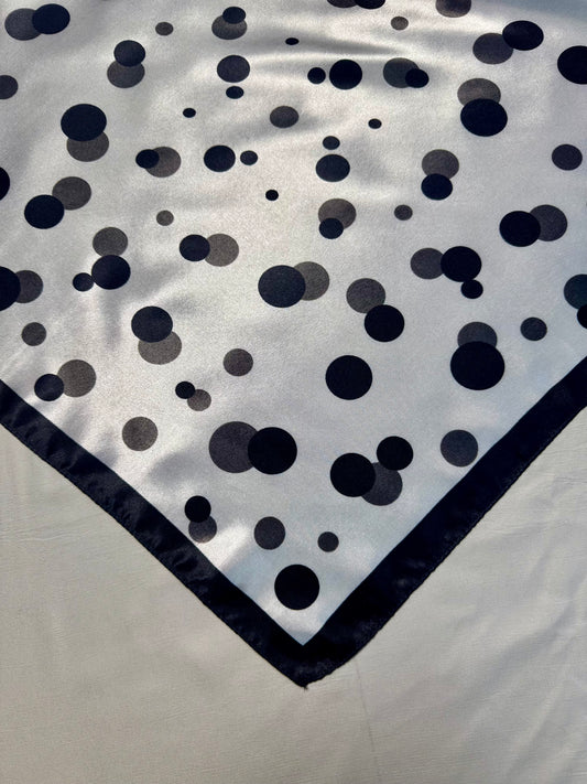 Black Polka Dots Bandana