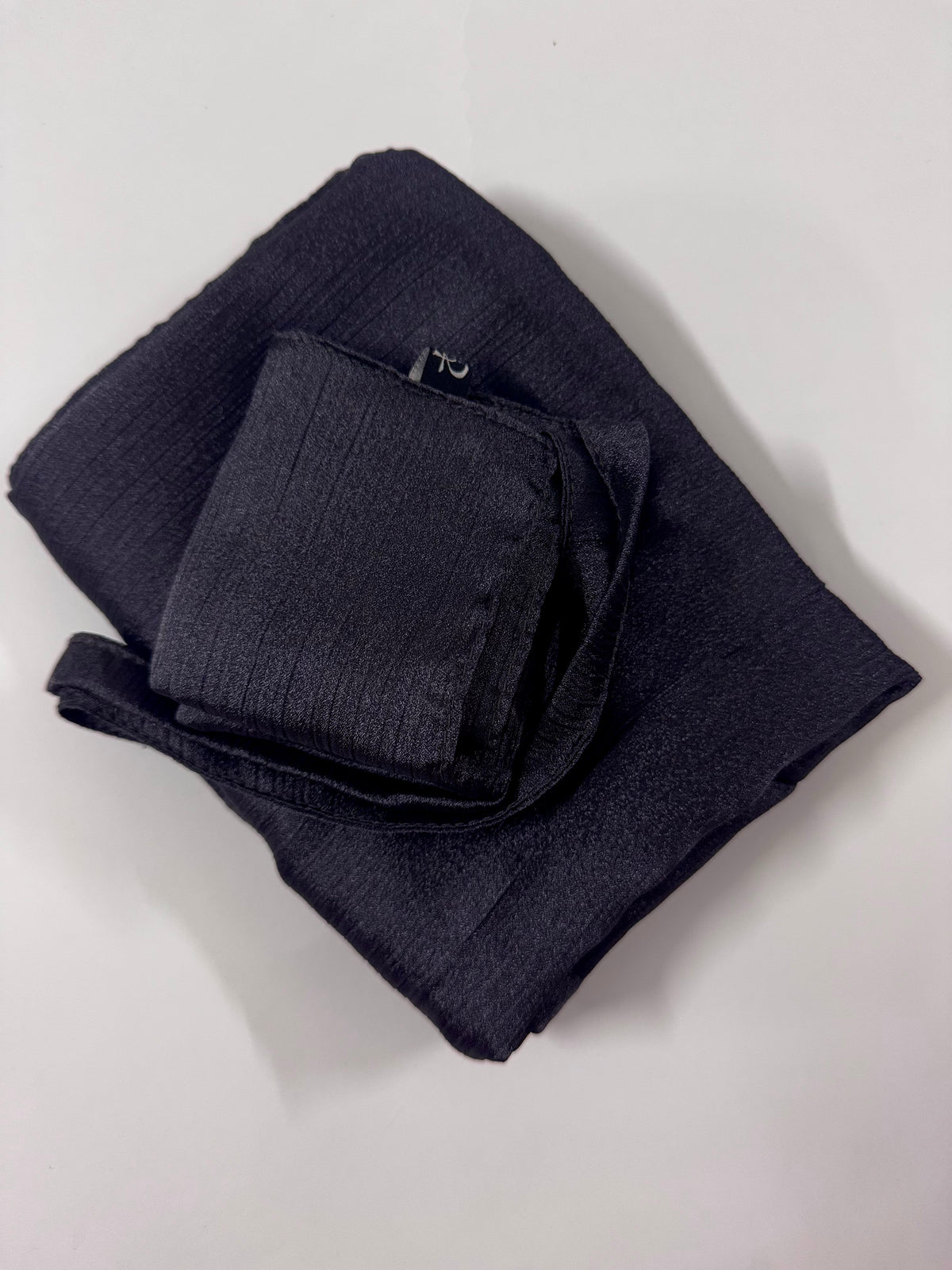 Charcoal Shimmer Hijab-Niqab Set