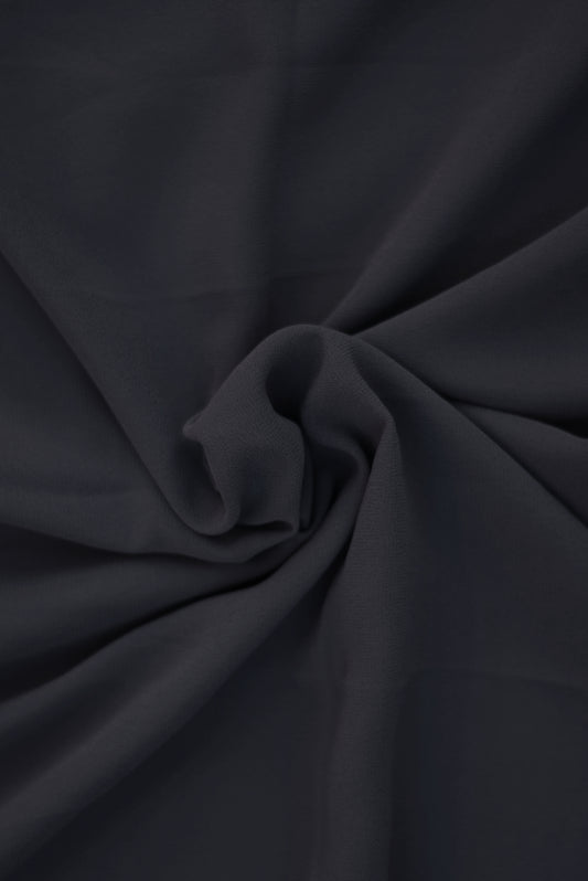 Charcoal Grey Georgette