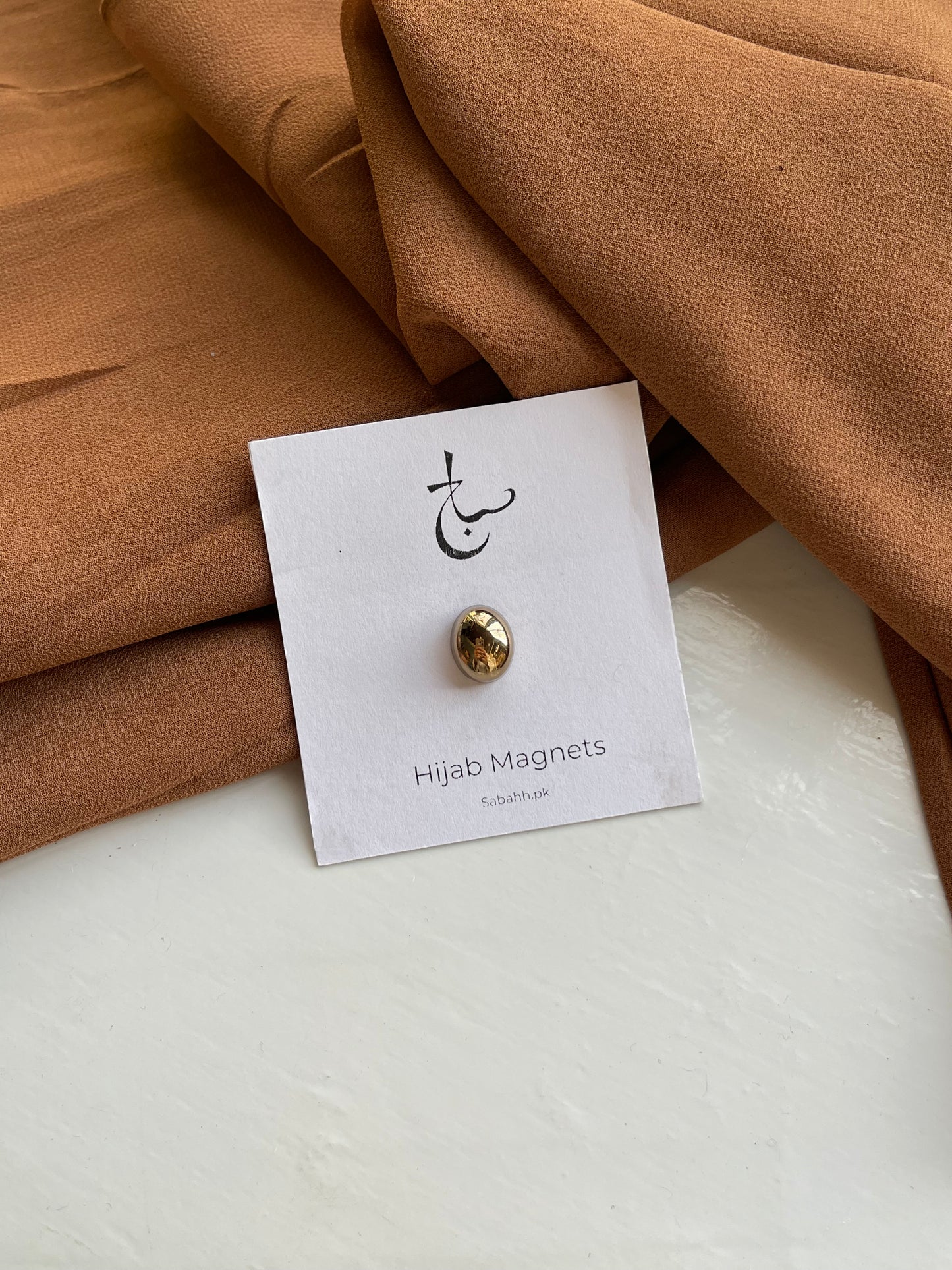 Copper Egg Magnet Metallic