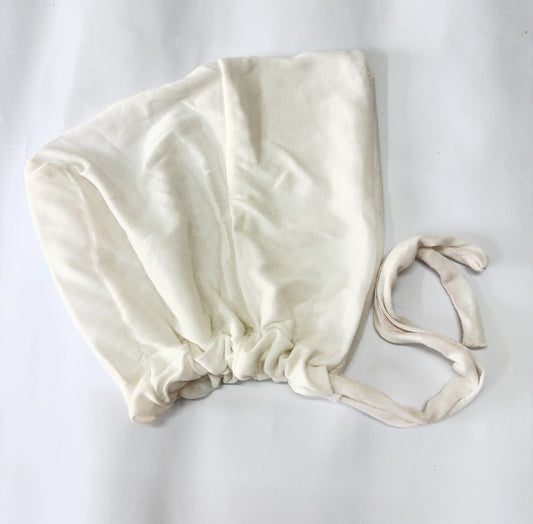 White Full Coverage Cap