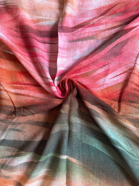 Tropical Stroke Print Lawn