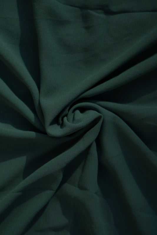 Dark Green Georgette