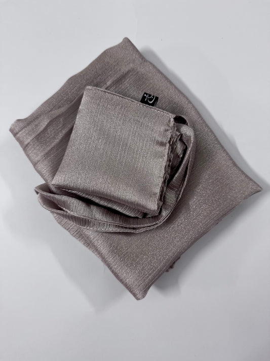 Ash Shimmer Hijab-Niqab Set