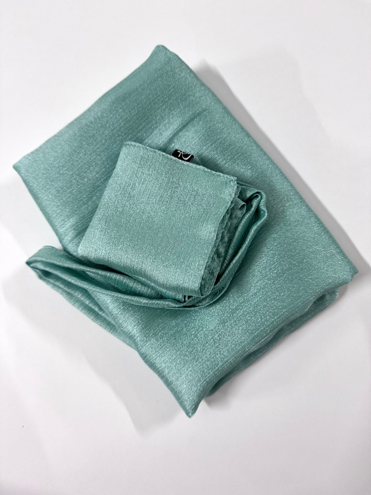 Mint Shimmer Hijab-Niqab Set