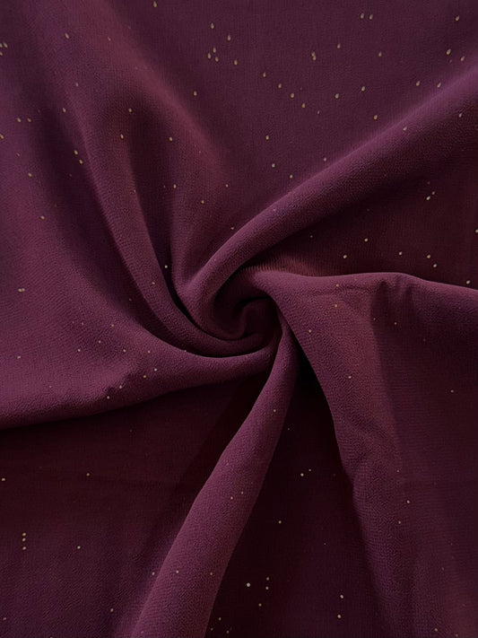 Soft Purple Dust Georgette