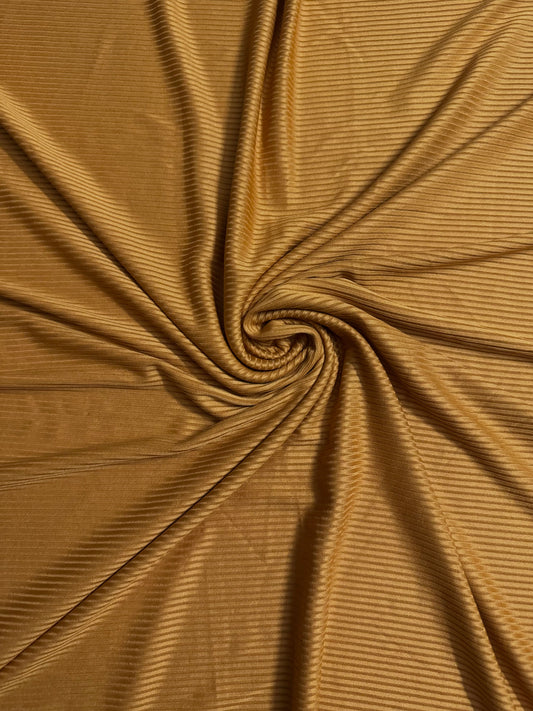 Yellow Narrow Ribbed Jersey