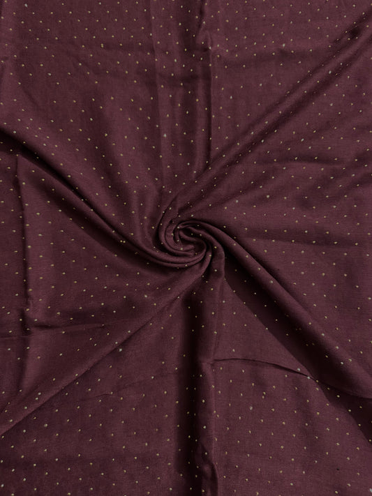 Maroon Studded Lawn