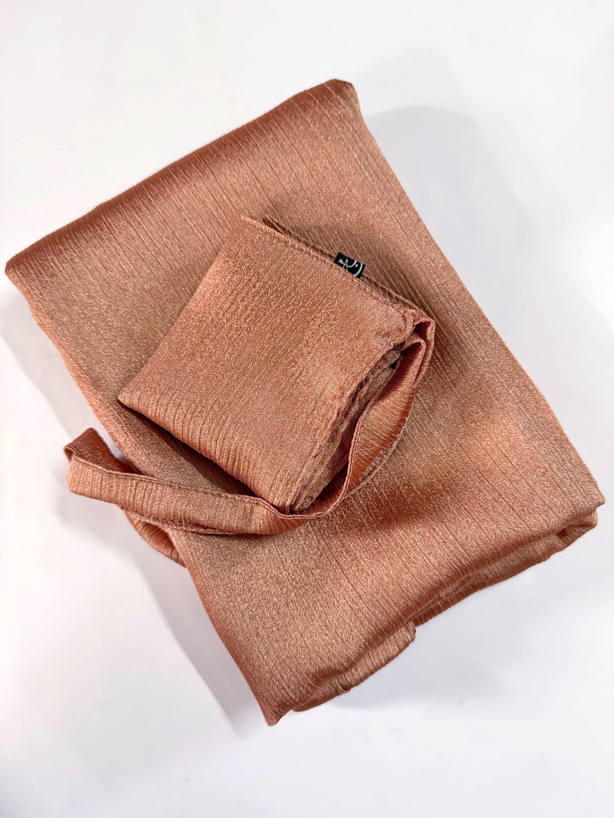 Copper Shimmer Hijab-Niqab Set